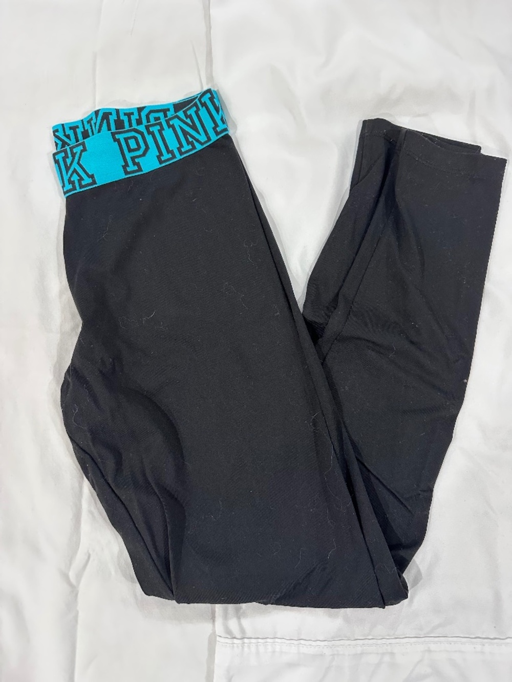Victoria Secret Pink Leggings Black and Teal